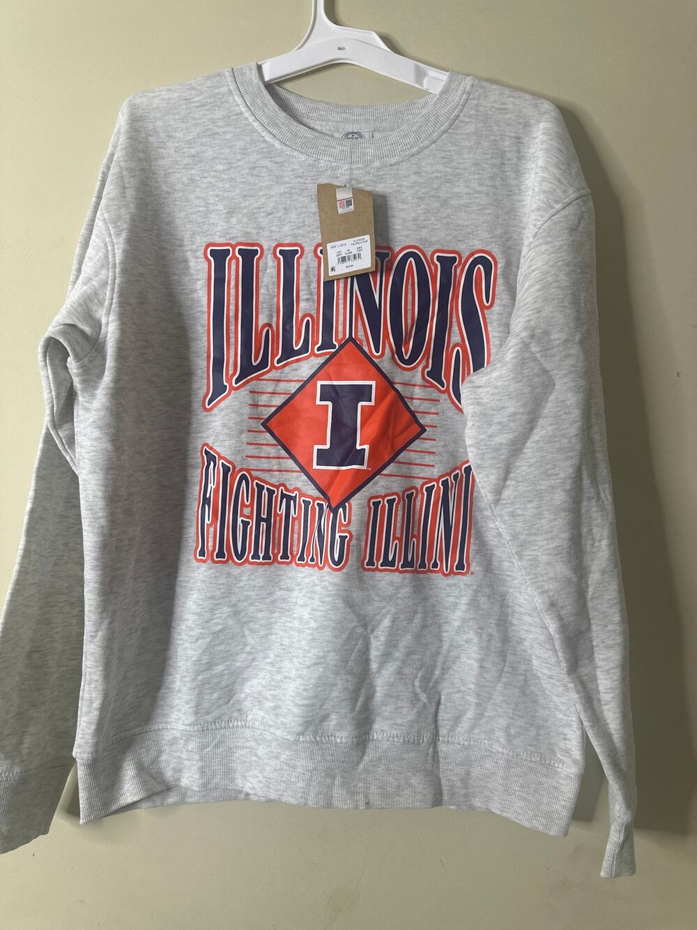 Illinois Fighting Illini Men Sweatshirt L 9